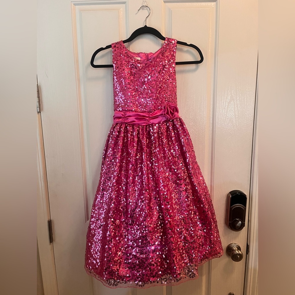 American Princess Rose Pink Party Dress